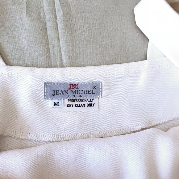 Sleeveless Ivory Shift Dress by Jean Michel - Picture 6 of 8